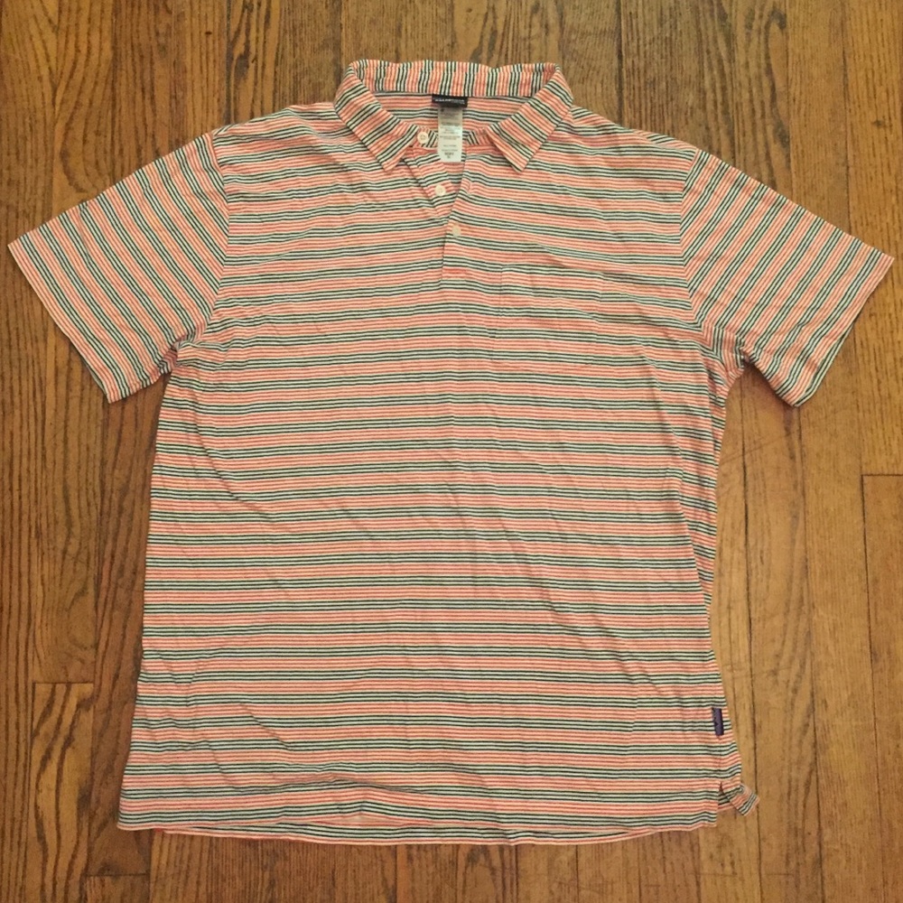 PATAGONIA Men’s Organic Cotton Striped Polo